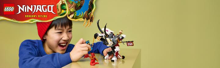 Produktbild LEGO Zilvar auf seinem Drachentier Grimtak (71863, LEGO Ninjago)