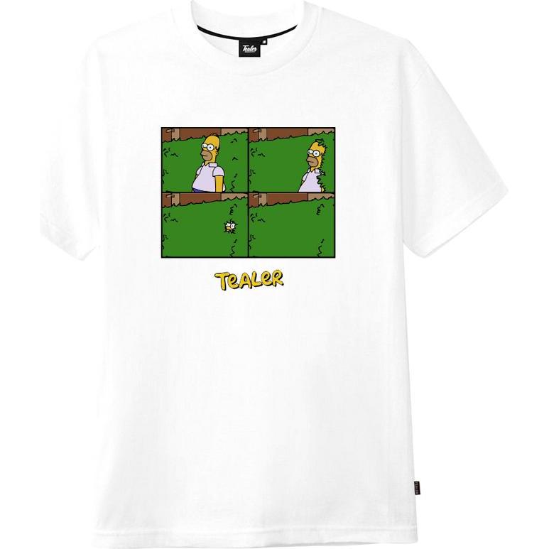 Tealer, Herren, Shirt, t-hirt, Weiss, (S)