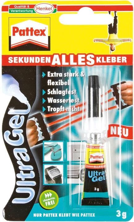 Image du produit Pattex Super-colle Ultra Gel (3 g, 3 ml)