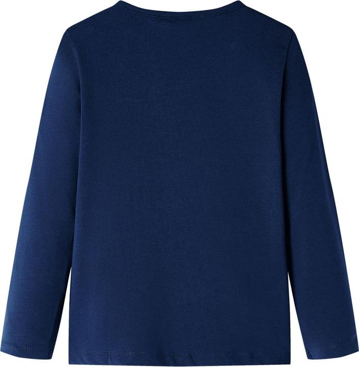 Immagine prodotto vidaXL Camicia da bambino a maniche lunghe blu navy 104,Materiale: 95% cotone (104)