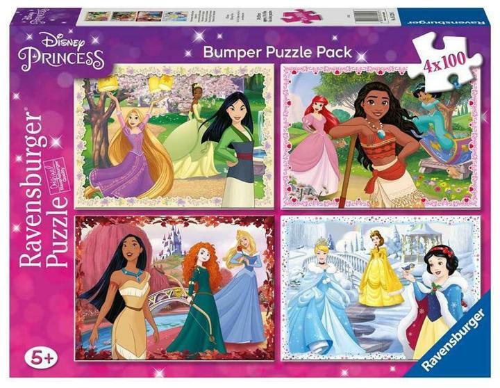 Produktbild Ravensburger 4 100 Piece Puzzle - Disney Princess (100 Teile)