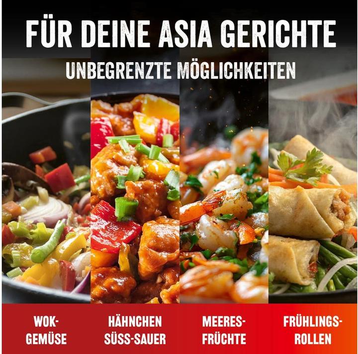 Produktbild Landmann Wok pan for grill, flat bottom, Ø 37 cm