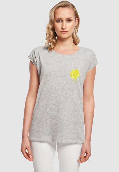 Produktbild Merchcode Ladies Its Tennis Time Extended Shoulder Tee - 116489 (XL)