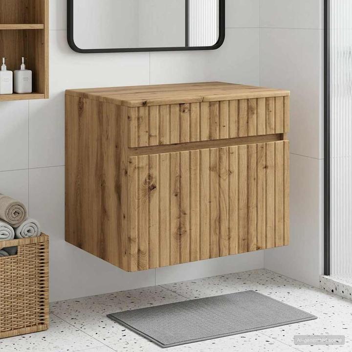 Produktbild vidaXL Badezimmerschrank (44.50 x 59 x 50 cm)