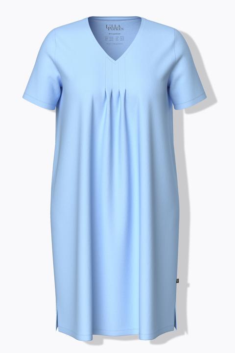 Produktbild Ulla Popken Bigshirts, 2er-Pack, uni/bedruckt, V-Ausschnitt, Halbarm (46, 48)
