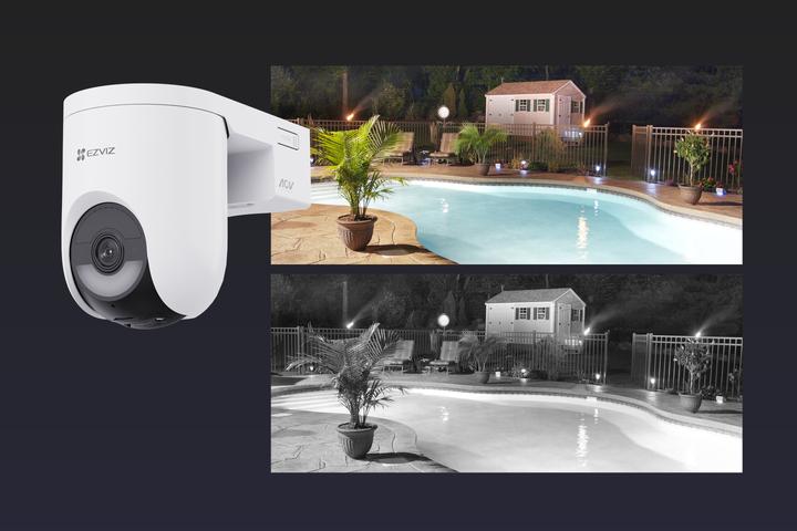 Actual product image EZVIZ HB8 Lite Kit Batterie Kamera + Solar Panel (2560 x 1440 Pixels)