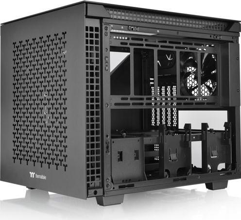 Actual product image Thermaltake Divider 200 TG Air Black (mATX)