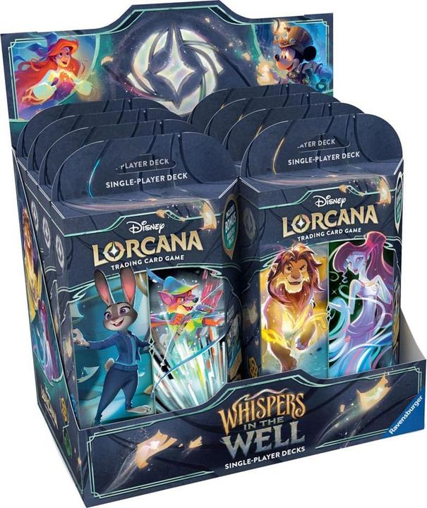 GED Lorcana Starter Decks Sussurri nel Pozzo ENG (English, Booster display, Box Set & Collection)