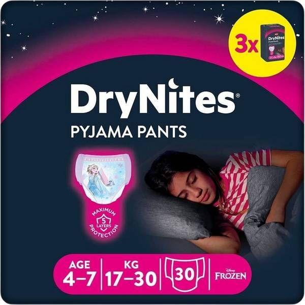 Produktbild Huggies Dry Nites (Gr. 4, Gr. 5, Gr. 6, Gr. 7, Tragepack, 16 Stück)