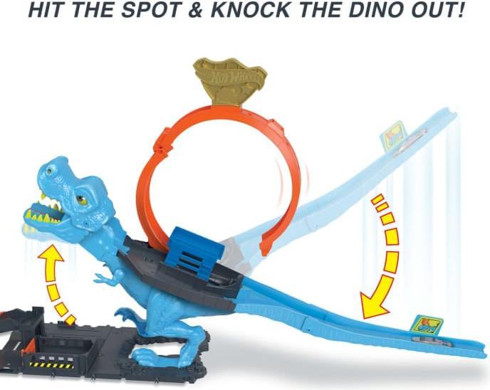 Produktbild Hot Wheels City T-Rex Looping-Bahn