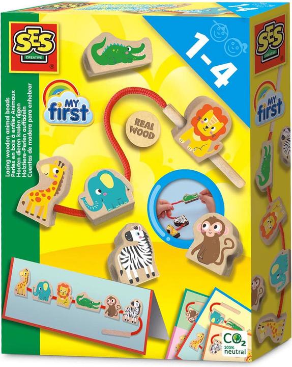 Image du produit Ses Mon premier enfilage de perles en bois