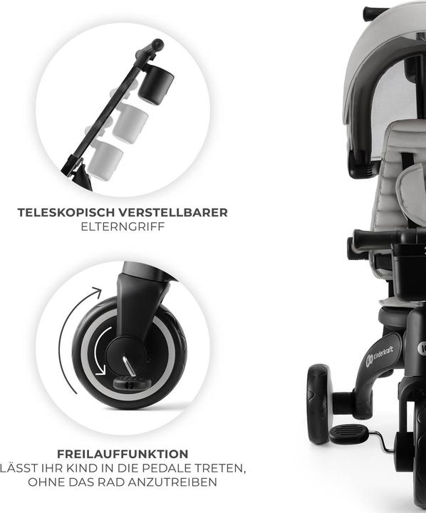 Produktbild KinderKraft Tricycle JAZZ 2 GREY