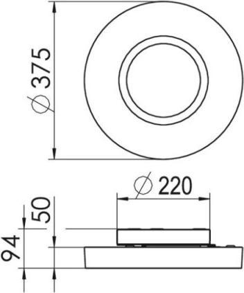 Image du produit Ridi Plafonnier à LED (2330 lm)