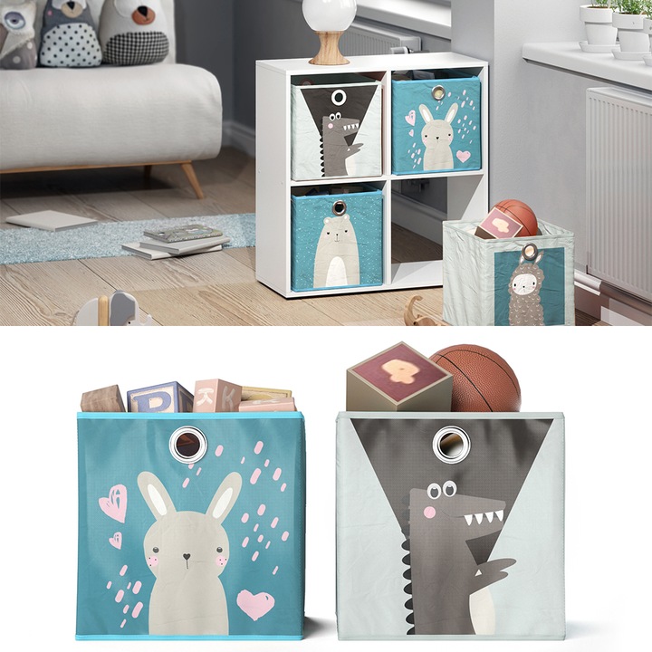 Produktbild Vicco Kinderfaltboxen (30 x 30 x 30 cm, 27 l)