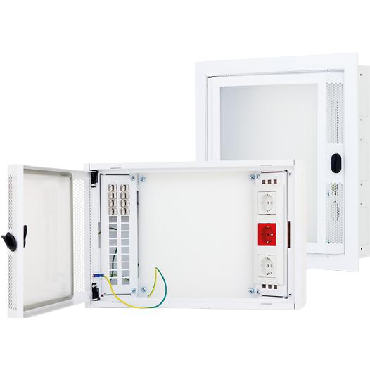 Triton Ibrido di rozvaděč RNA-03-A51-YXX-X2 ploché dveře, Armadio rack