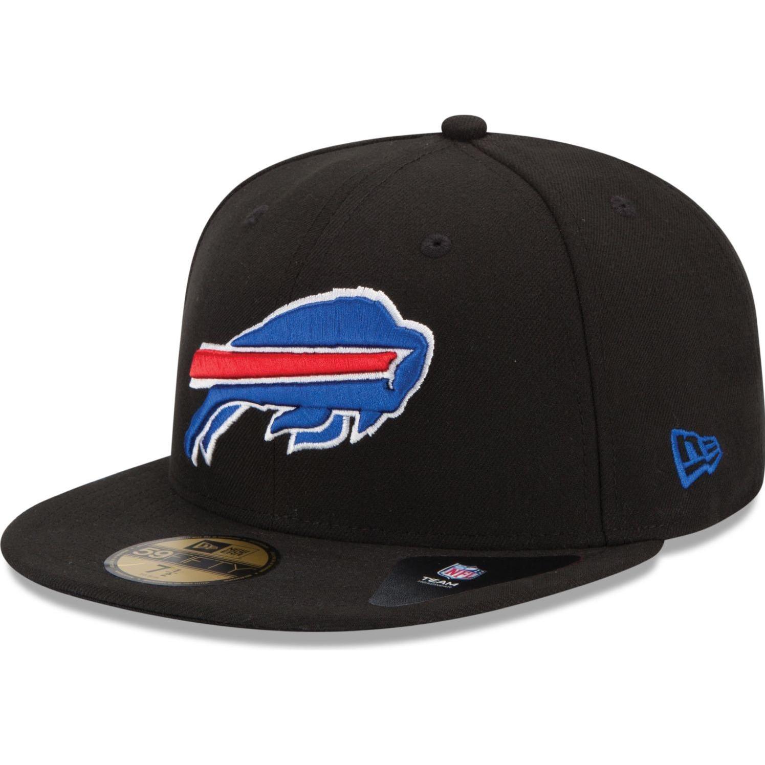 New Era, Herren, Cap, 59Fifty Fitted Cap NFL Buffalo Bills schwarz - 7 1/2, Schwarz, (7 1/2)