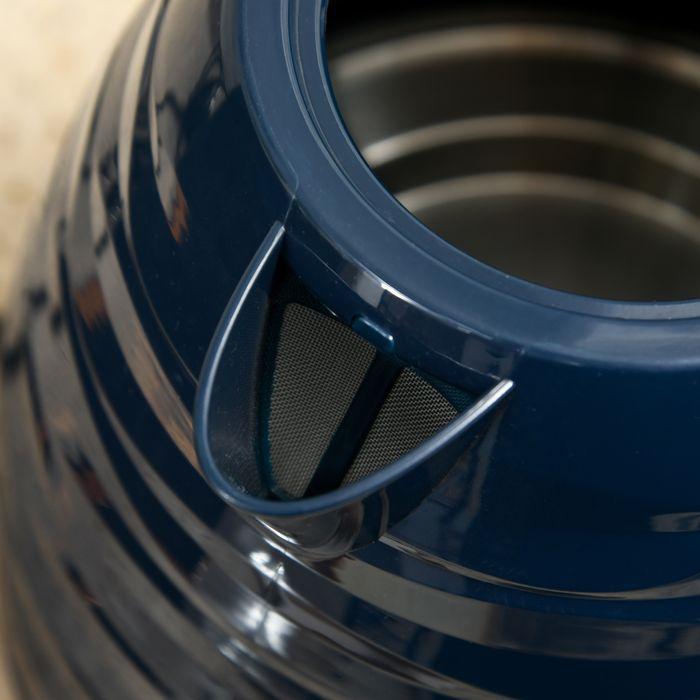 Actual product image Swisshandel24 2-in-1 Toaster- und Wasserkocher-Set, 7 Bräunungsstufen, Auftau- und Aufwärmfunktion, Blau (1.70 l)