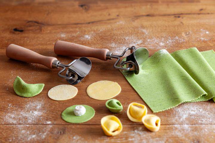 Produktbild Marcato Teigrädchen Pasta rund mit Holzgriff 4.5 cm