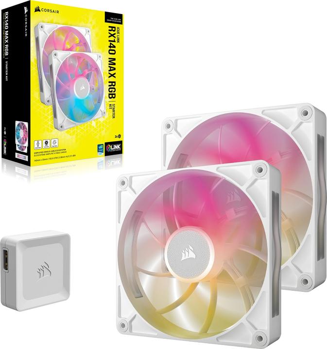 Actual product image Corsair RX140 MAX RGB (140 mm, 2 x)