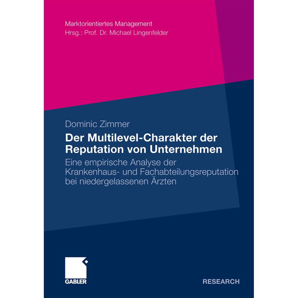 Der Multilevel-Charakter der Reputation von Unternehmen, Fachbücher