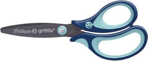 Magni Schulschere griffix RH spitz 15cm blau (14 cm)