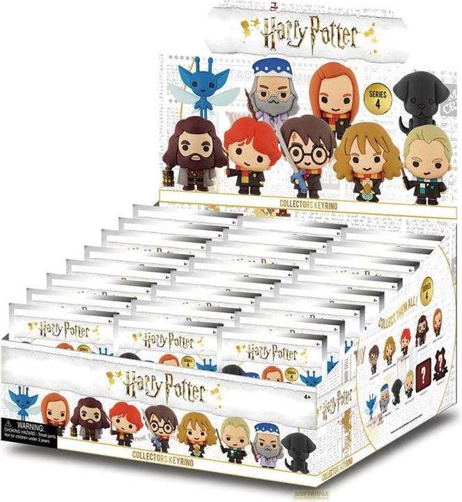 Actual product image Monogram Int. Harry Potter 3D PVC bag tags Series 4 Display (24)