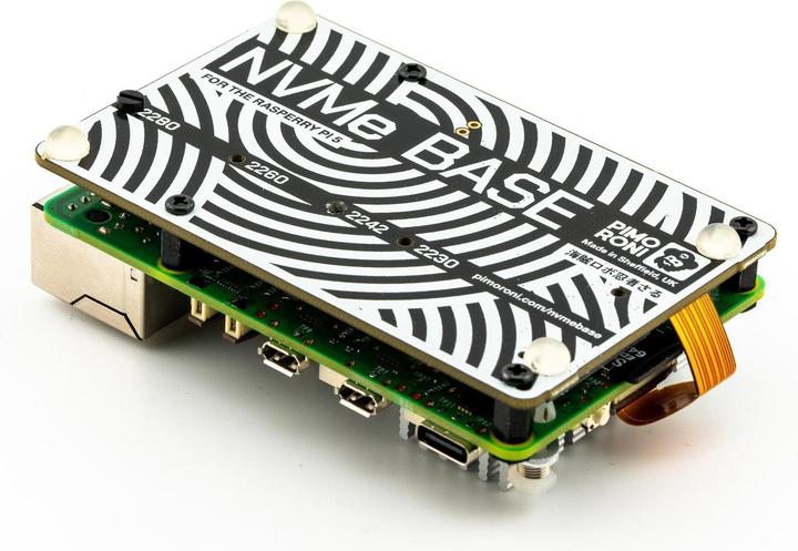 Actual product image Pimoroni NVMe base for Raspberry Pi 5