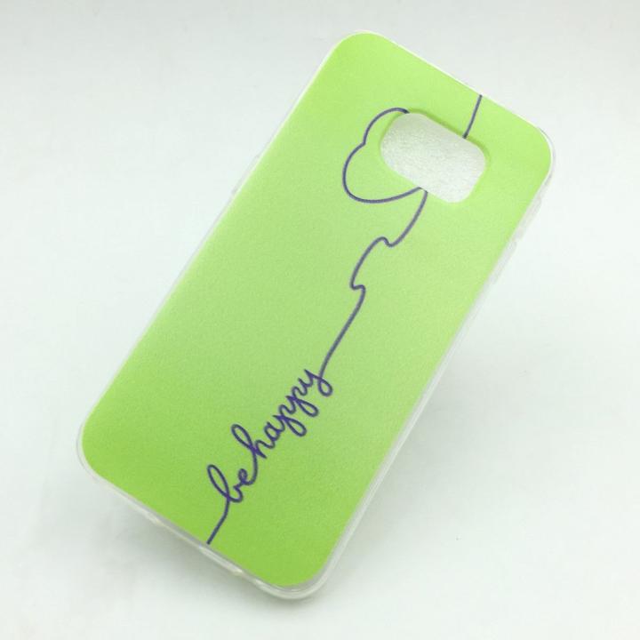 Produktbild König Design Schutz Handy Hülle für Samsung Galaxy S6 Edge Case Cover Bumper Etui Schale Grün (Samsung Galaxy S6 Edge)