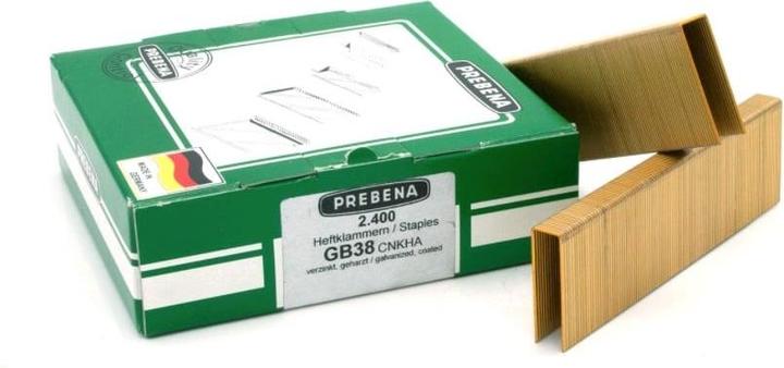 Actual product image Prebena Staples galvanised resinated 38 mm