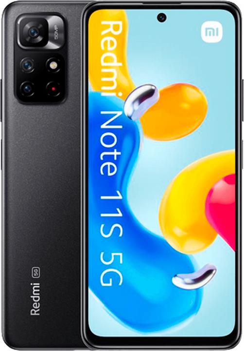 Actual product image Xiaomi Redmi Note 11S 5G (64 GB, Midnight Black, 6.60", Dual SIM, 50 Mpx, 5G)