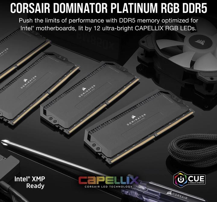 Produktbild Corsair Dominator Platinum RGB (2 x 32GB, 5600 MHz, DDR5-RAM, DIMM)
