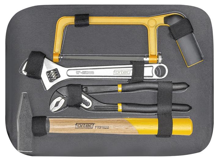 Actual product image Fortec ® Tool case ABS CARBON MINI, 126-pcs. (126 pieces)