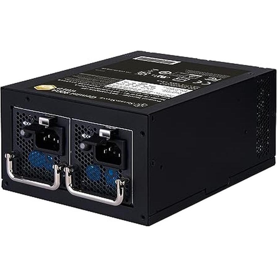 Silverstone SST-GM900A-GF - Serie Gemini, alimentatore ridondante Cybenetics Gold 900W ATX (900 W), Alimentatore PC