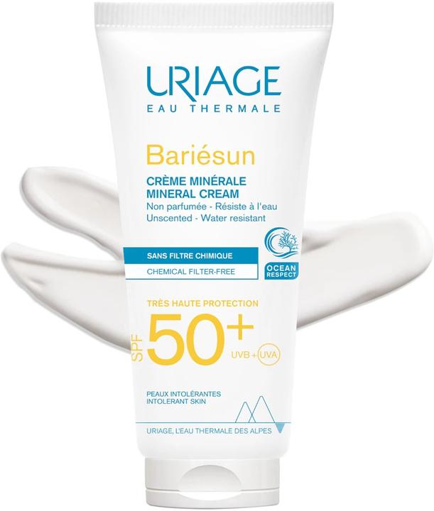 Actual product image Uriage BariÃ©sun Mineral Cream (Suntan cream, SPF 50, 100 ml)