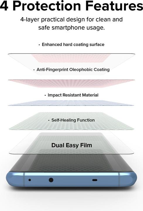 Image du produit Ringke Screen Protector for Oneplus 12R DUAL EASY FILM 2 pack, w installation Jig (2 pcs, OnePlus 12R)