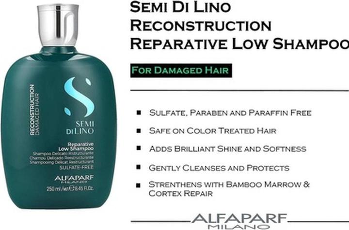 Image du produit Alfaparf Semi Di Lino Reparative (250 ml, Shampoing liquide)