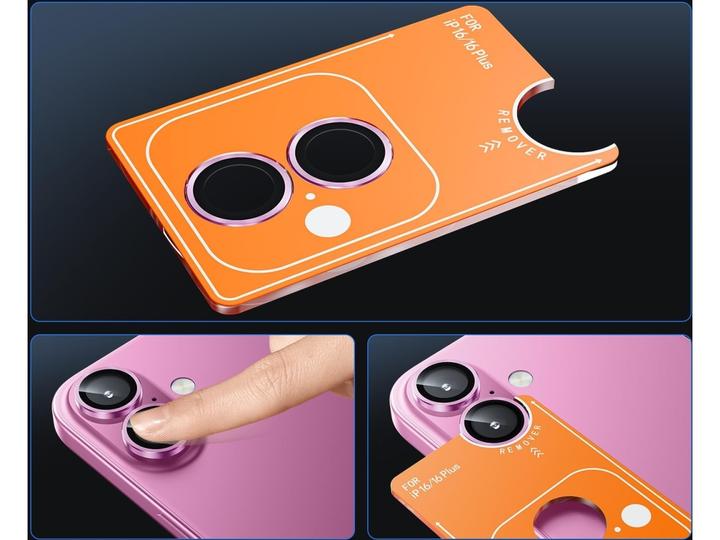 Produktbild Screenguard Camera Lens Protector Schutzglas Apple iPhone 16 (1 Stk., Apple iPhone 16)