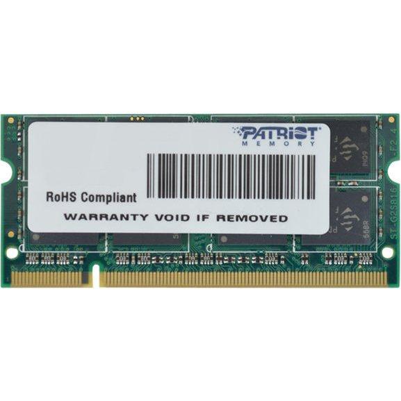 Patriot Signature Line (1 x 2GB, 800 MHz, DDR2-RAM, SO-DIMM), RAM, Grün