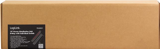 Productafbeelding LogiLink Stopcontact (8 x, CEE, 2 m)