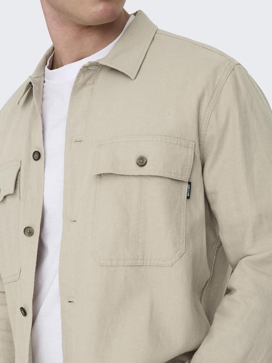 Produktbild Only & Sons Locker geschnitten Hemdkragen Hemd Hemd (M)