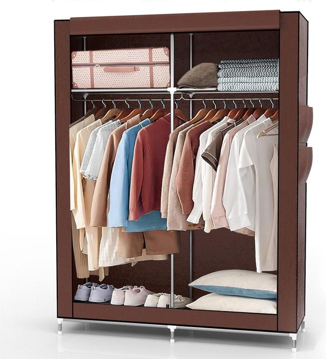 Image du produit Intirilife Armoire 108x45x170 cm en BIBER BRAUN (108 x 45 x 170 cm)
