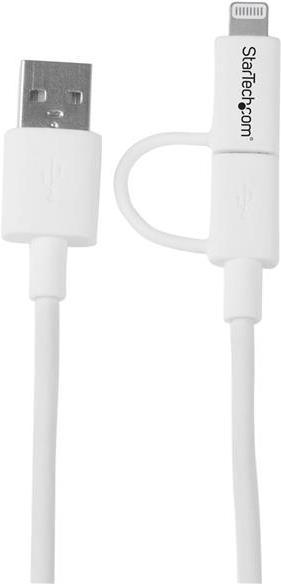 Produktbild StarTech Lightning/Micro USB Cable (1 m, USB 2.0)