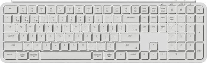 Produktbild Keychron Kabellose Tastatur Ultra Slim B6 Pro 2.4G (weiss) (B6P-K8) (Kabelgebunden)
