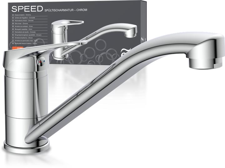 Produktbild Eisl Wasserhahn Küche SPEED Spültischarmatur Chrom Schwenkbar NI182SCR