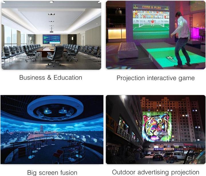 Image du produit Byintek C400K Projector (Full HD, 5500 lm, 0.9 - 1.08:1, 1.49-1.76:1)