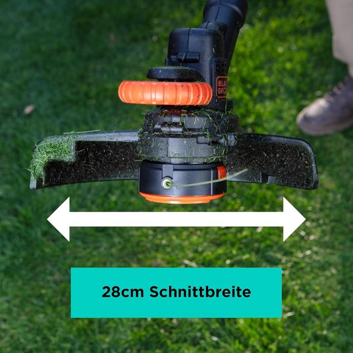 Actual product image Black & Decker Black&Decker Akku-Rasentrimmer18V ohne Akku28cm (Trim line)
