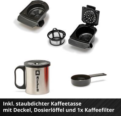 Productafbeelding Einhell Snoerloos koffiezetapparaat " TE-CF 18 Li-Solo " Incl. roestvrijstalen beker
