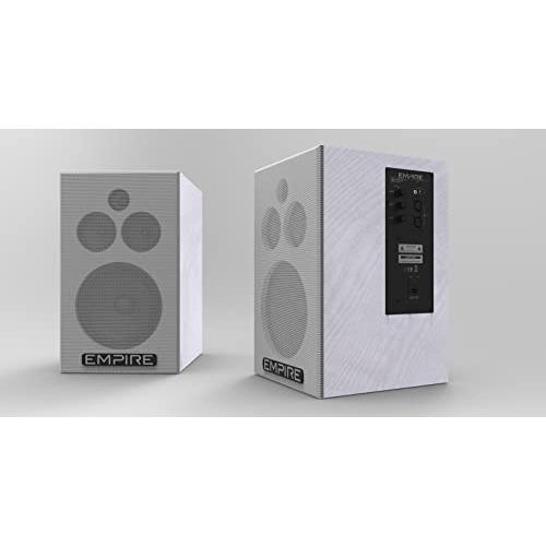 Empire SPEAKER HS290 290W 80-20K HZ RCA XLR BALANCED WHITE (1 Stk., 290 W), HiFi + Heimkino Lautsprecher, Weiss, Schwarz