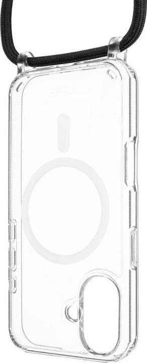 Fixed MagPure Neck für Apple iPhone 16 Plus, schwarz (Apple iPhone 16 Plus)
