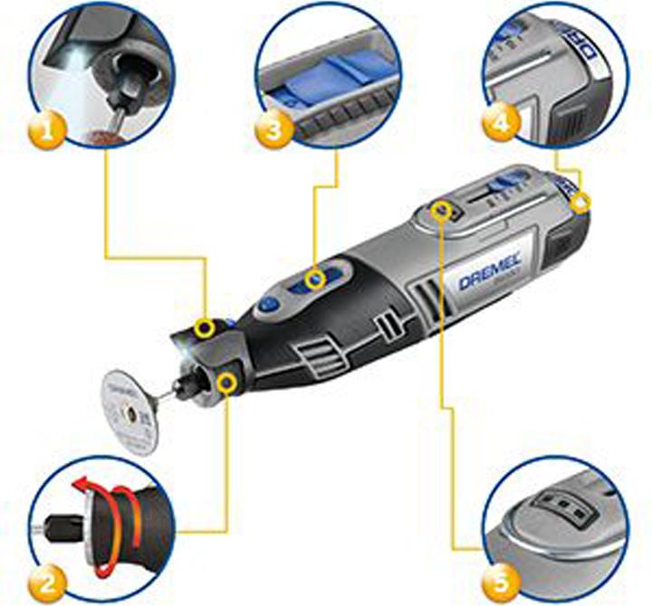Actual product image Dremel 8220-5/65 Platinum Edition